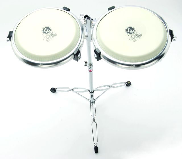 blank The Compact Congas are mutable for quieter practice.